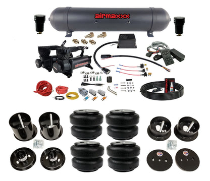 Air Suspension Kit Slam Specialties SV-8C + Mc.1 w/Black 580 Fits 1963-64 Cadillac