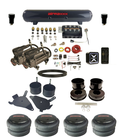 Air Suspension Kit Accuair Wireless E+ Connect & VU4 580 Black Fits 1978-88 GM G-Body