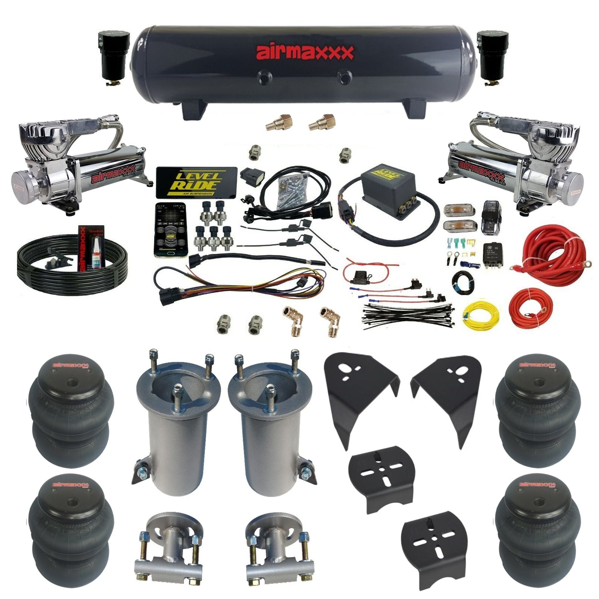 2007-2018 Chevy Silverado Trucks Air Ride Kits – airslamit