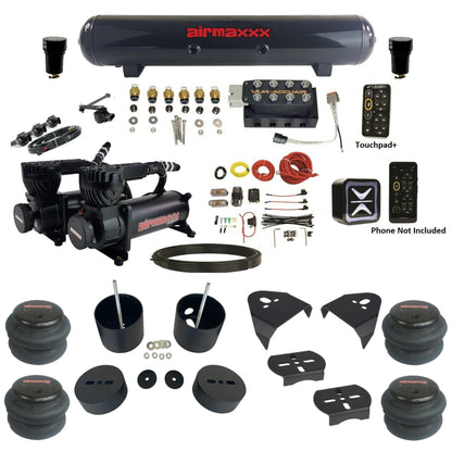 Air Ride Suspension Kit Accuair e-Level+ Pressure VU4 w/X-Series Fits 1999-06 Silverado 1500