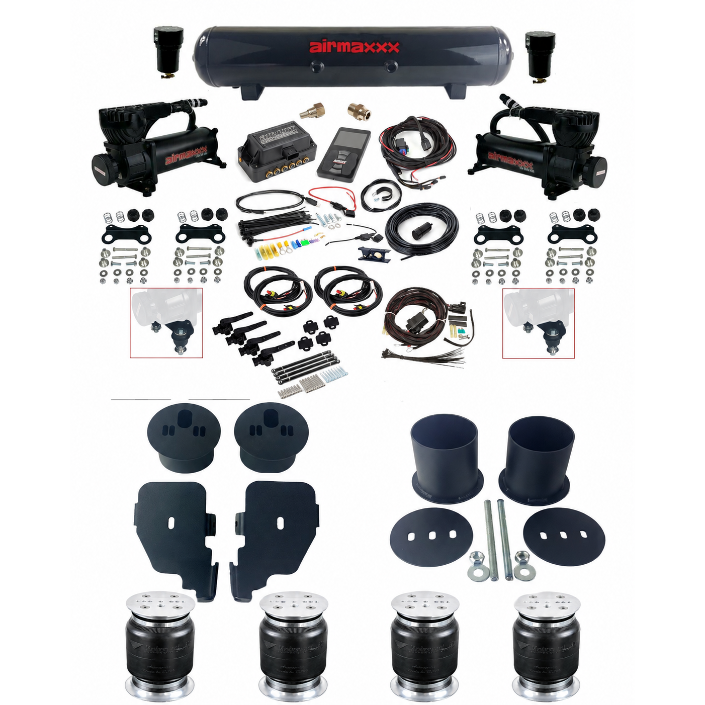 1965-1970 Chevy Impala Complete Air Ride Kit | Air Lift 3H 27695