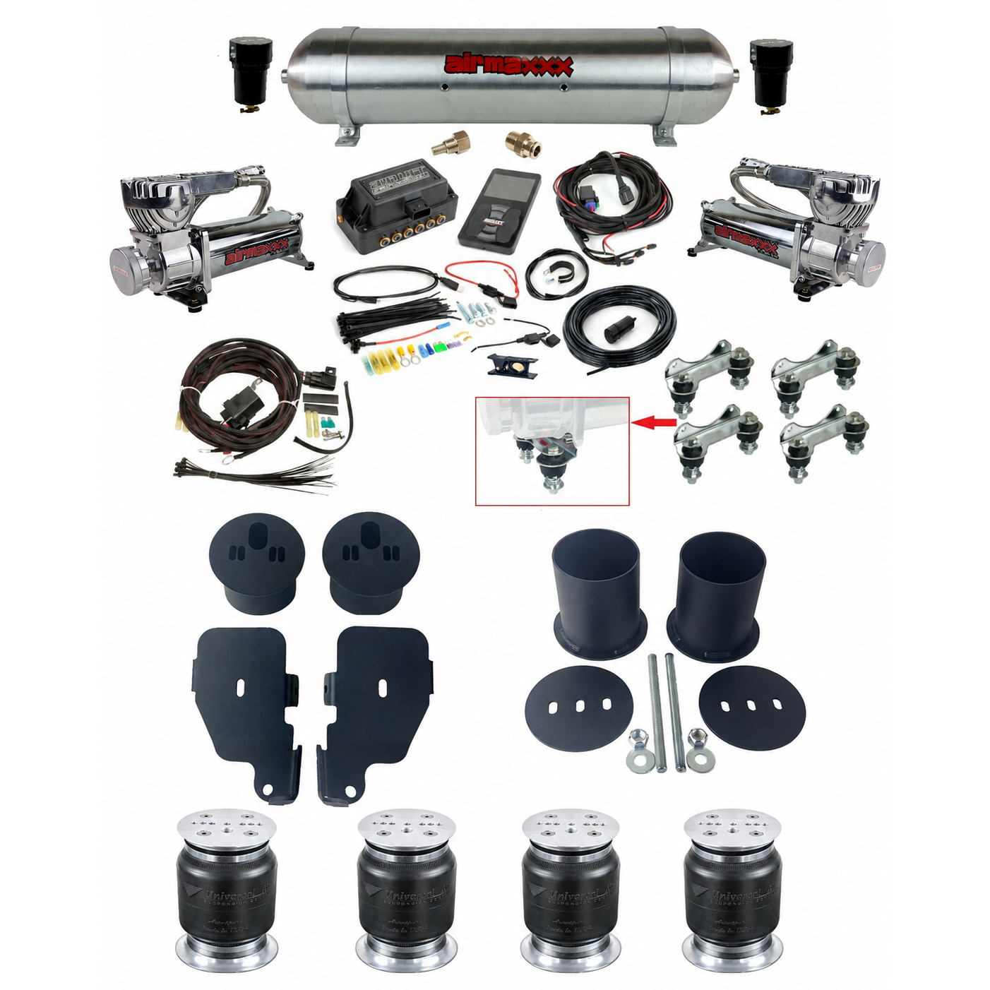 1965-1970 Chevy Impala Air Ride Kit | Air Lift 3P 27685