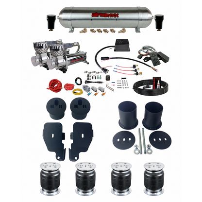 Air Suspension Kit Slam SV-8C Manifold w/Chrome 580 & Tank Fits 1965–70 Impala
