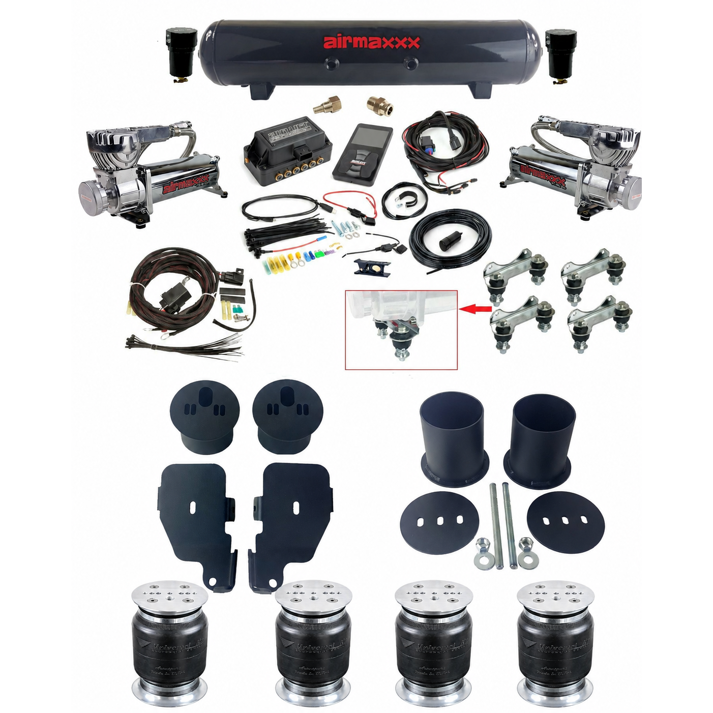 1965-1970 Chevy Impala Air Ride Kit | Air Lift 3P 27685
