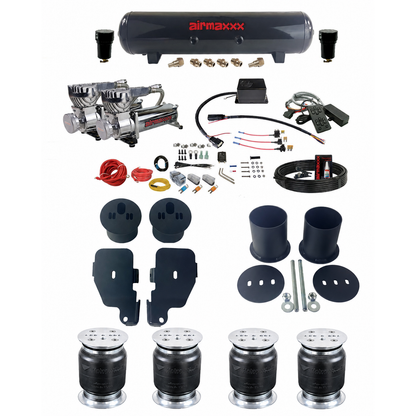 Air Suspension Kit Slam SV-8C Manifold w/Chrome 580 & Tank Fits 1965–70 Impala