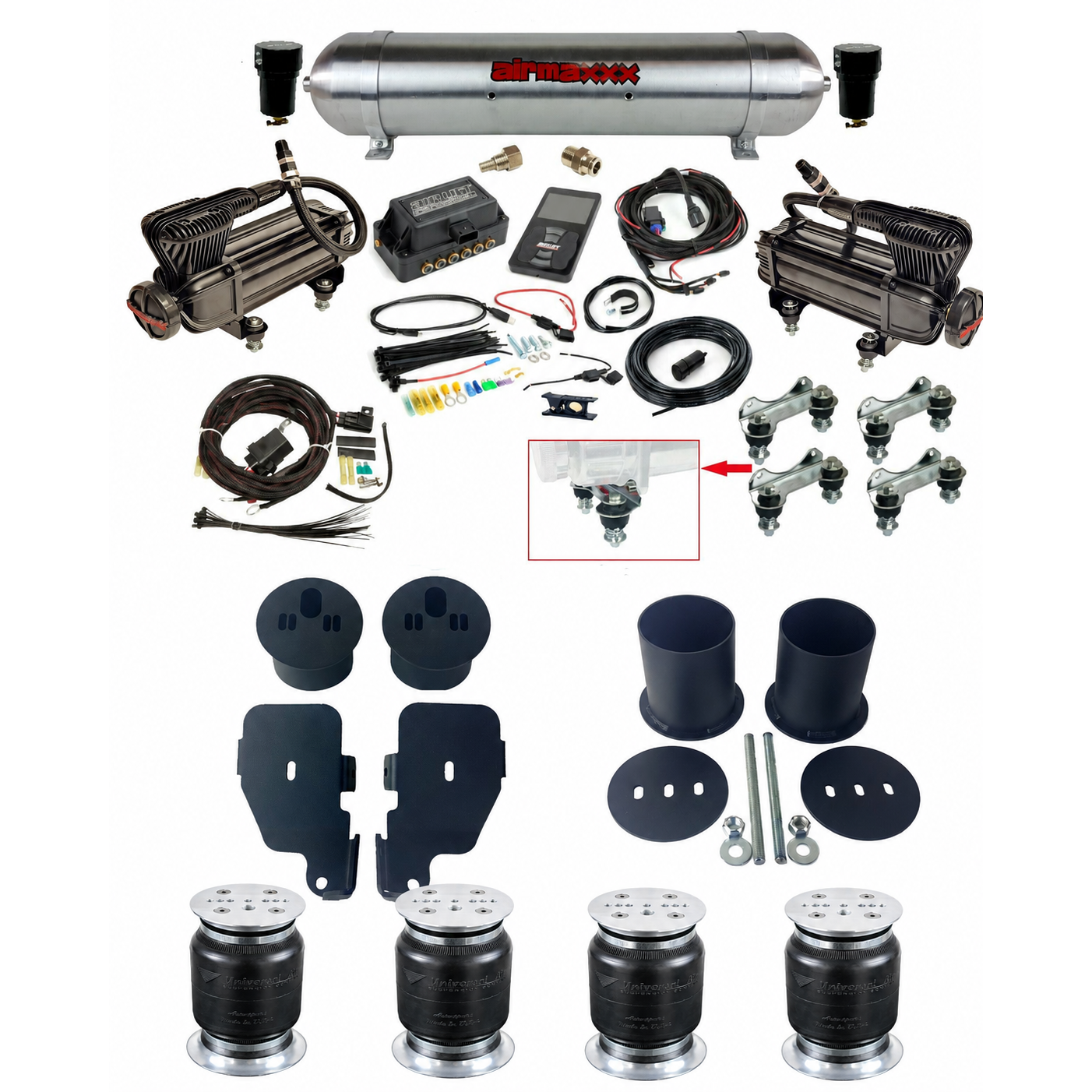 1965-1970 Chevy Impala Air Ride Kit | Air Lift 3P 27685