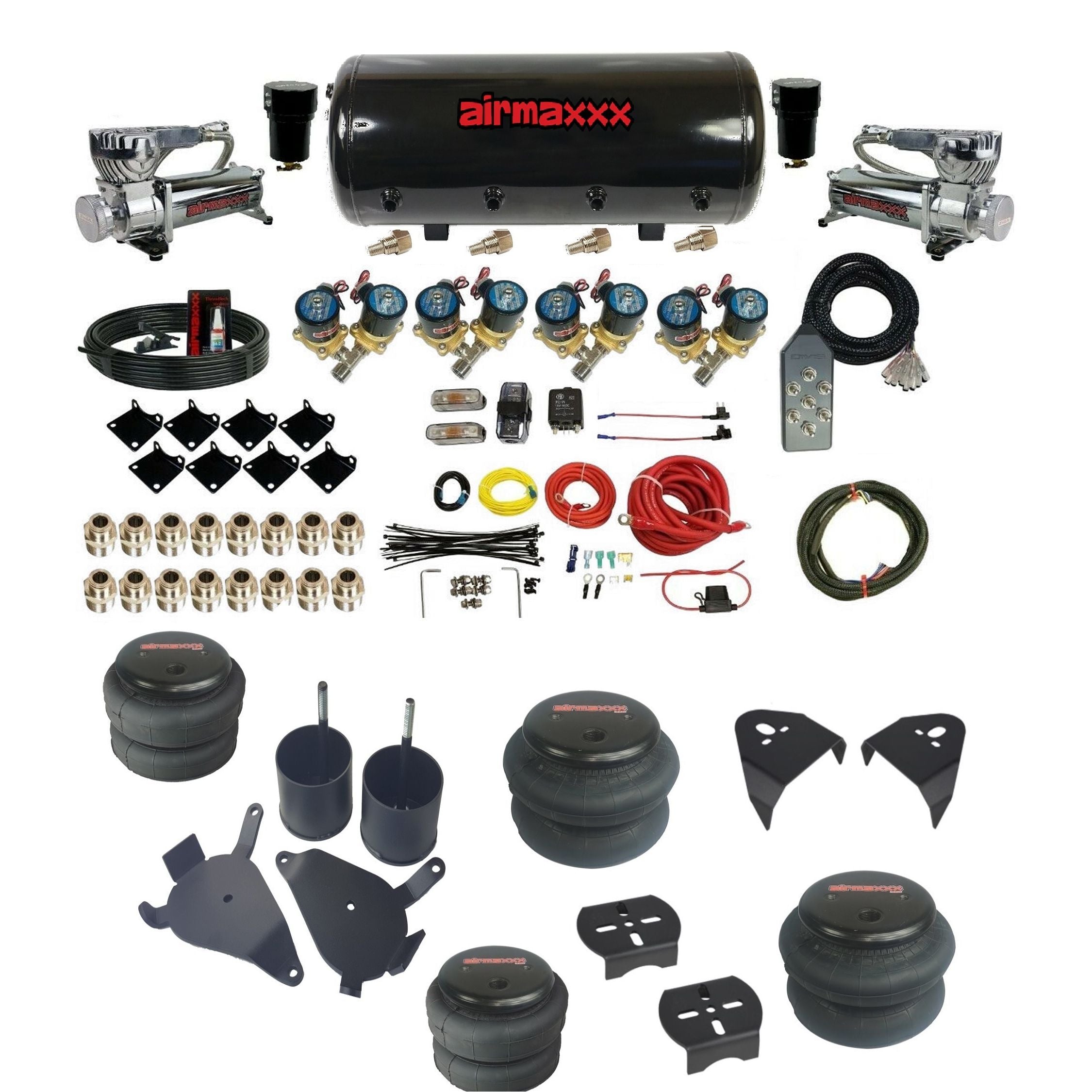 1982-2005 Chevy S-series Truck & Blazer Air Ride Suspension Kits ...