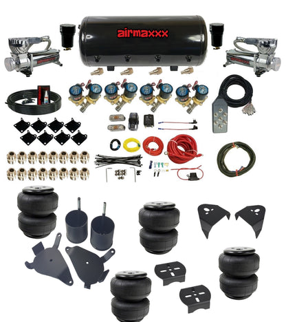 Complete 1/2" Air Suspension Kit 8 Gallon Tank Fits 1982-05 S10 2wd