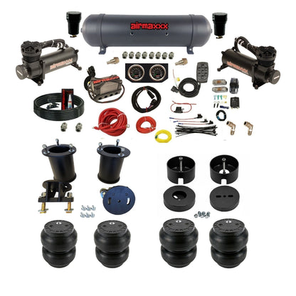 airmaxxx X4 3/8" Air Ride Kit for 2007–2014 GM SUVs – Tahoe, Suburban, Avalanche, Yukon & Escalade