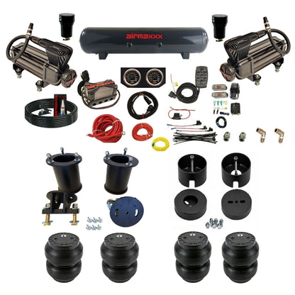 airmaxxx X4 3/8" Air Ride Kit for 2007–2014 GM SUVs – Tahoe, Suburban, Avalanche, Yukon & Escalade