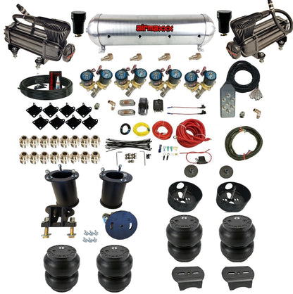 Complete 1/2" Fast Bag Air Suspension Kit For Chevy 07-14 Tahoe, Suburban, Avalanche