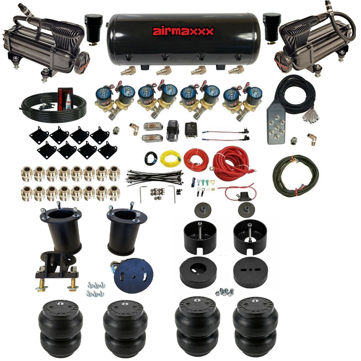 2007-2014 Chevy Tahoe Suburban Air Ride Suspension Kit – 1/2" FastBag