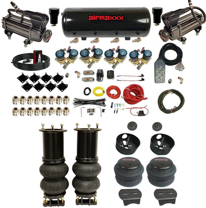 Complete 1/2" Fast Bag Air Suspension Kit For Chevy 07-14 Tahoe, Suburban, Avalanche