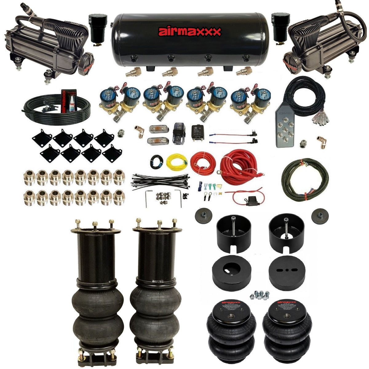 2007-2014 Chevy Tahoe Suburban Air Ride Suspension Kit – 1/2" FastBag