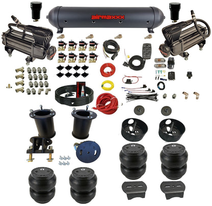 Complete 3/8" Fast Bag Air Suspension Kit For Chevy 07-14 Tahoe, Suburban, Avalanche