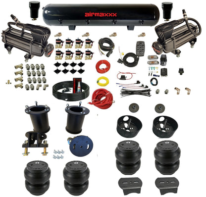 Complete 3/8" Fast Bag Air Suspension Kit For Chevy 07-14 Tahoe, Suburban, Avalanche