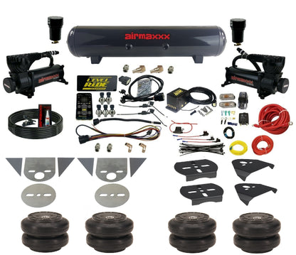 Air Suspension Level Ride Pressure Only Kit w/Black 580 Fits Torsion Bar Import Mini Trucks