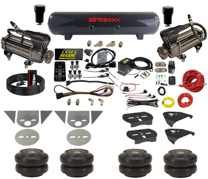 Air Suspension Level Ride Pressure Only Kit w/Black 580 Fits Torsion Bar Import Mini Trucks