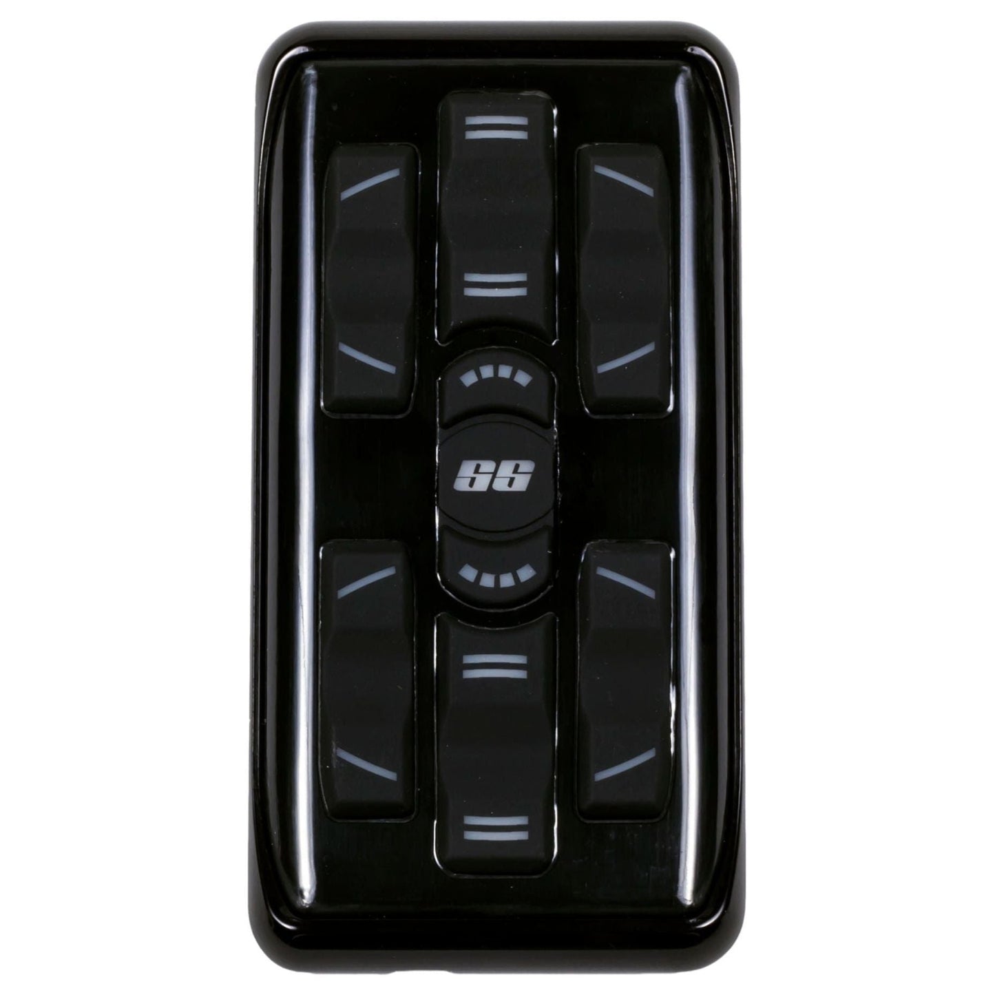 MC.2-SS billet aluminum handheld controller with LED back-lit buttons