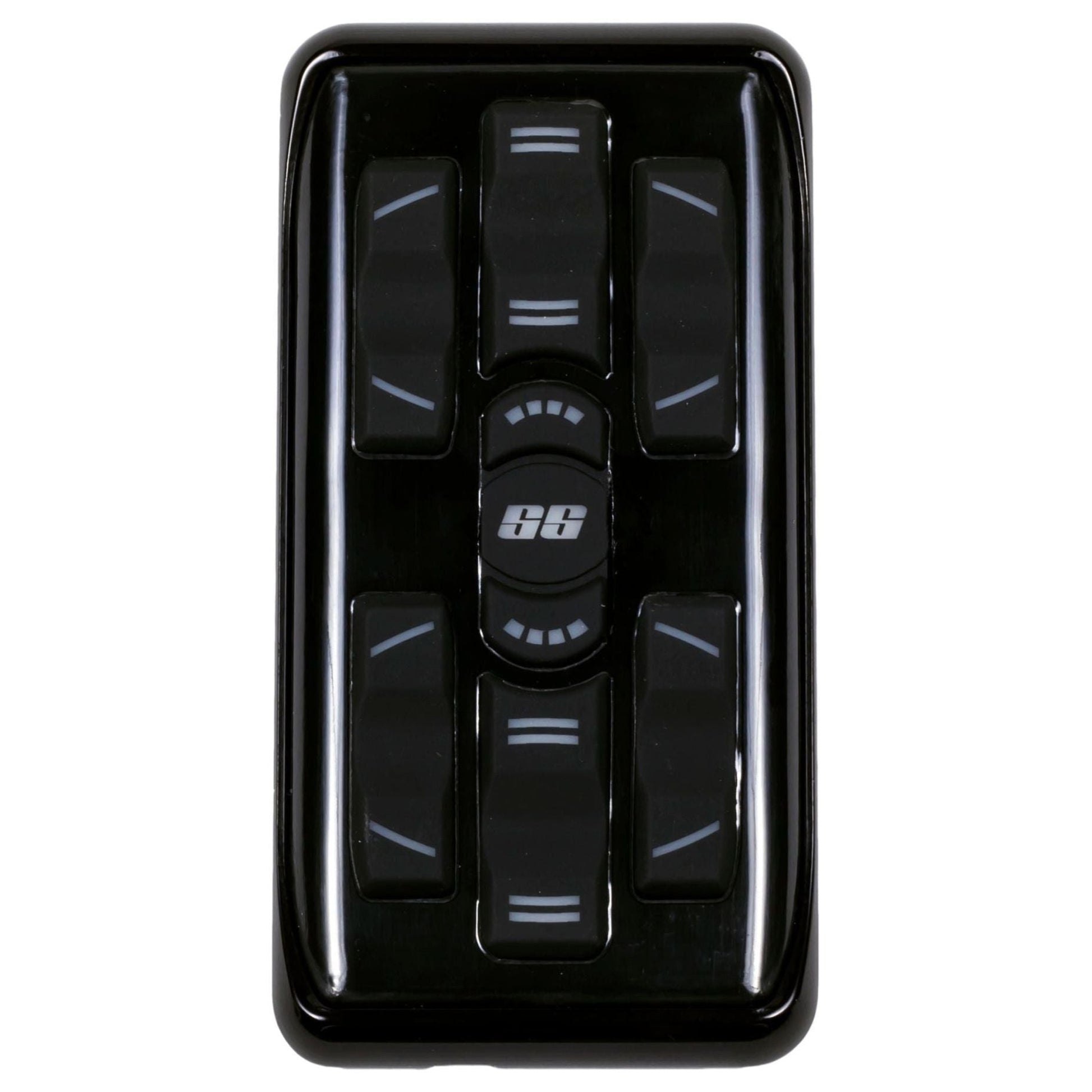 MC.2-SS billet aluminum handheld controller with LED back-lit buttons