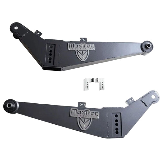 2021-2026 Tahoe Suburban 0 to 4 inch rear drop arms | Yukon Yukon XL MagneRide Adaptive Ride lowering control arms | MaxTrac steel rear suspension arms with vulcanized rubber bushings | GM SUV lowring controll arm suspention upgrade