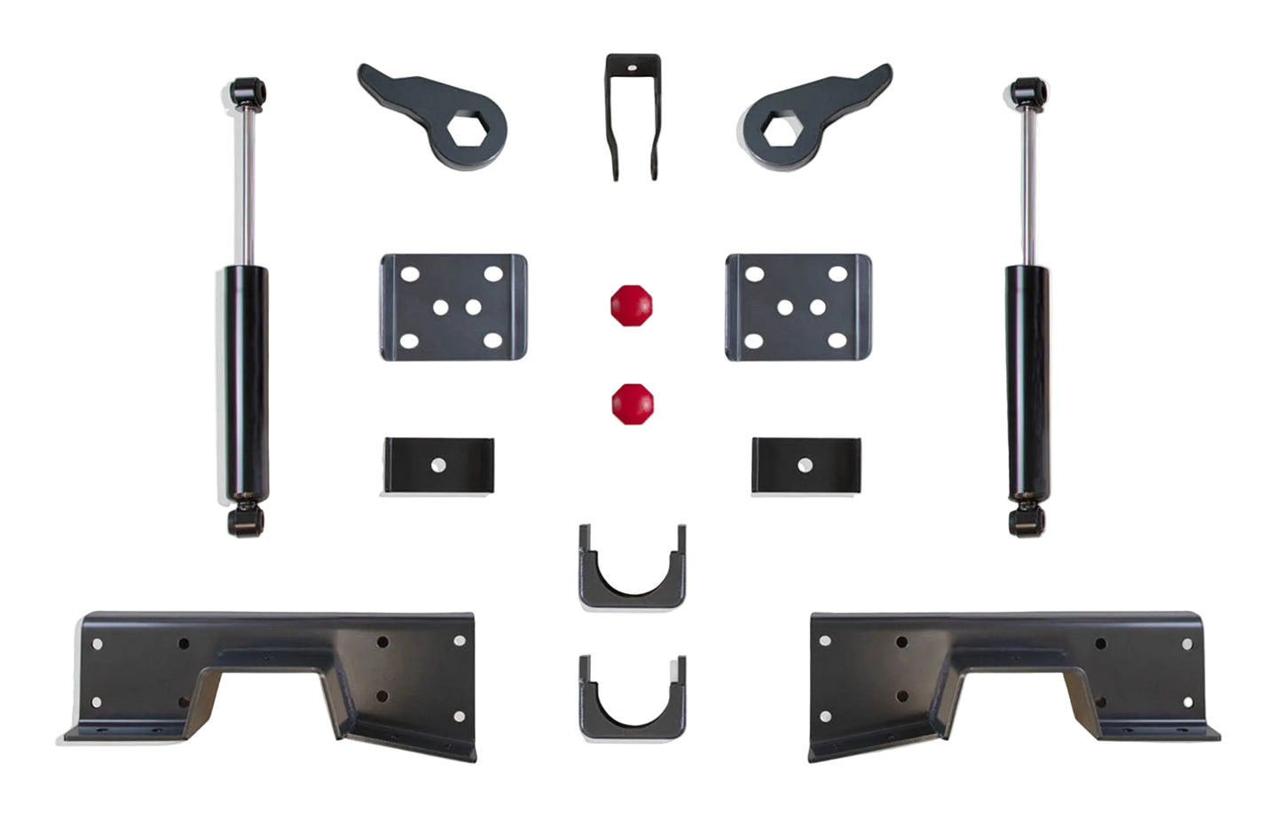 1999-2006 GM 1500 4WD flip kit C-notch torsion keys | MaxTrac 2000LL-4 rear lowering shocks | 2004-2006 Silverado Sierra 2WD torsion bar drop kit | 2007 Classic Silverado Sierra 4/6 lowering suspension components