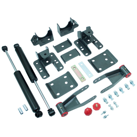 MaxTrac 201340 rear 3 to 4 inch adjustable drop box kit for 2007-2018 Chevy Silverado 1500 