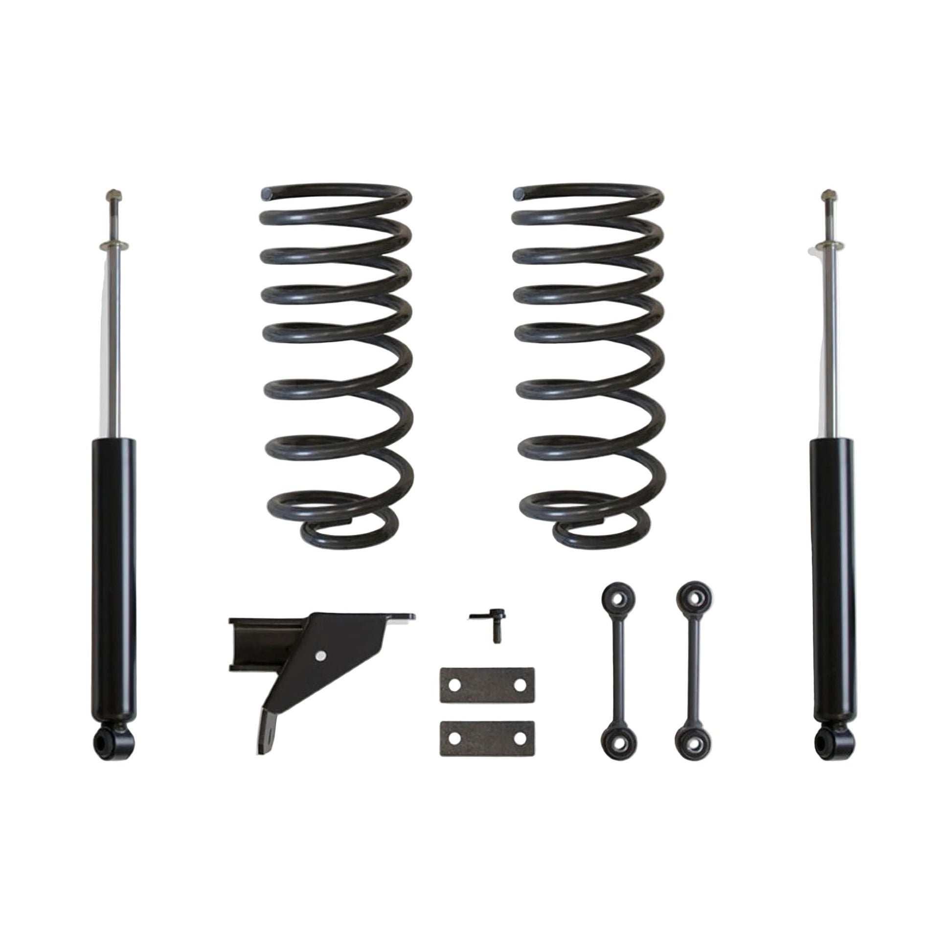 Ram 1500 lowering coils and rear shocks | MaxTrac 202740 rear drop kit | Ram 1500 4 inch rear lowering suspension