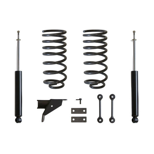 Ram 1500 lowering coils and rear shocks | MaxTrac 202740 rear drop kit | Ram 1500 4 inch rear lowering suspension