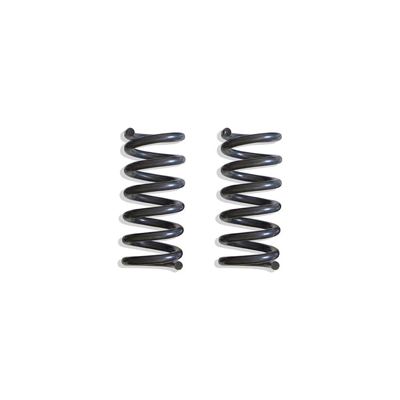 Grey powder-coated MaxTrac lowering springs for GMC S15 Sonoma and Chevy S10 pair