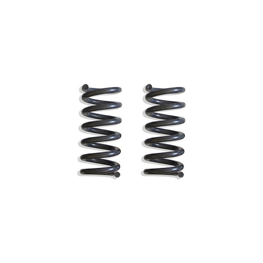 Grey powder-coated MaxTrac lowering springs for GMC S15 Sonoma and Chevy S10 pair
