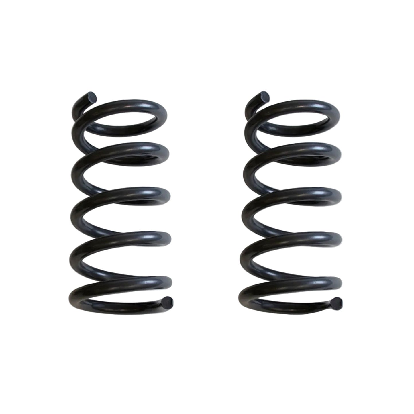 Hot wound steel lowering springs