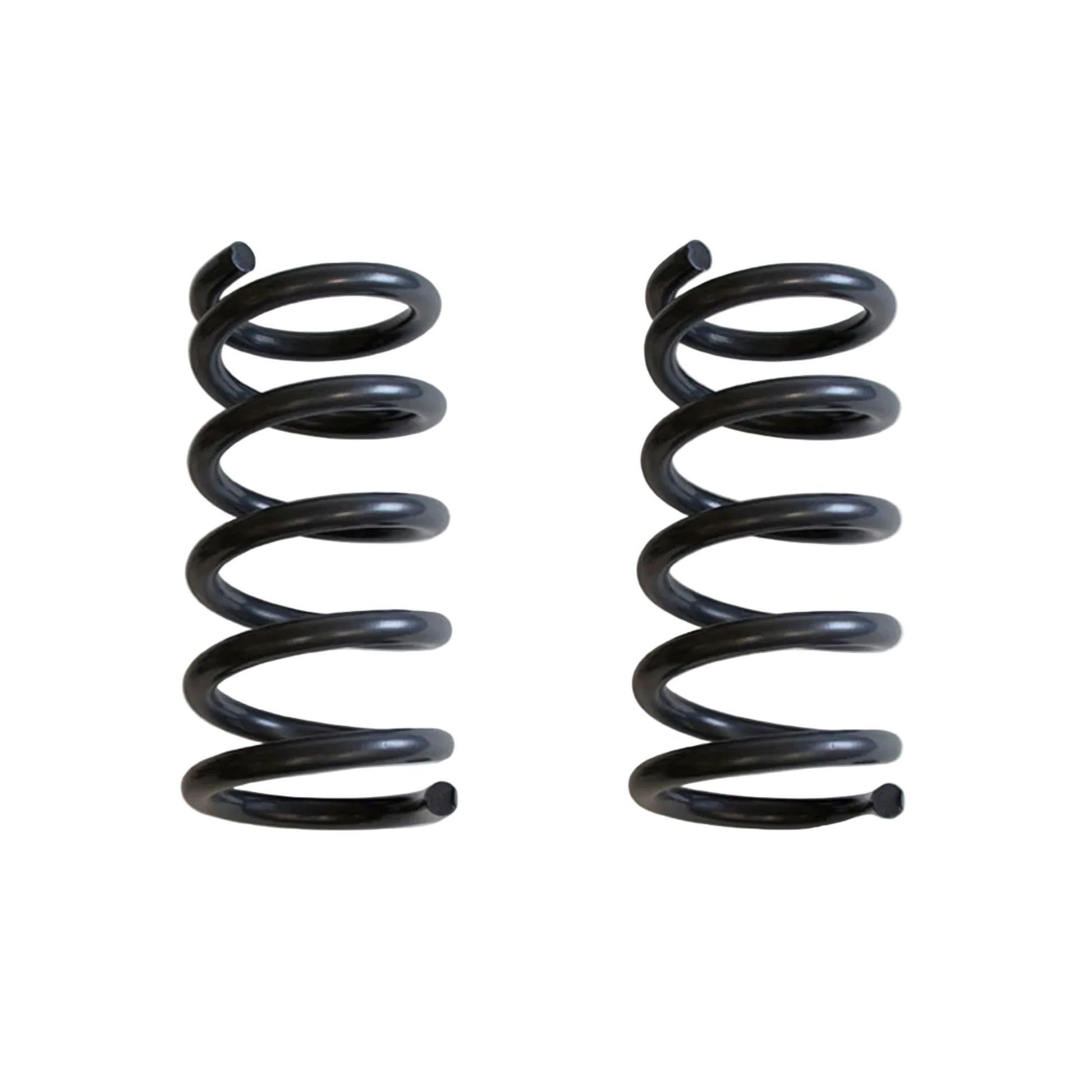 Hot wound steel lowering springs