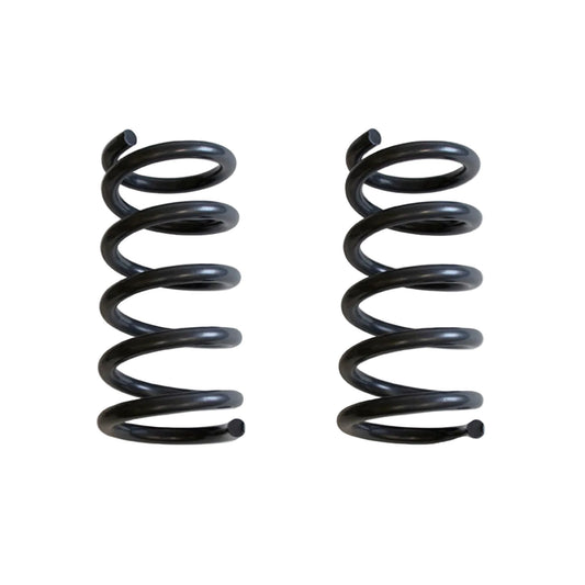 Hot wound steel lowering springs