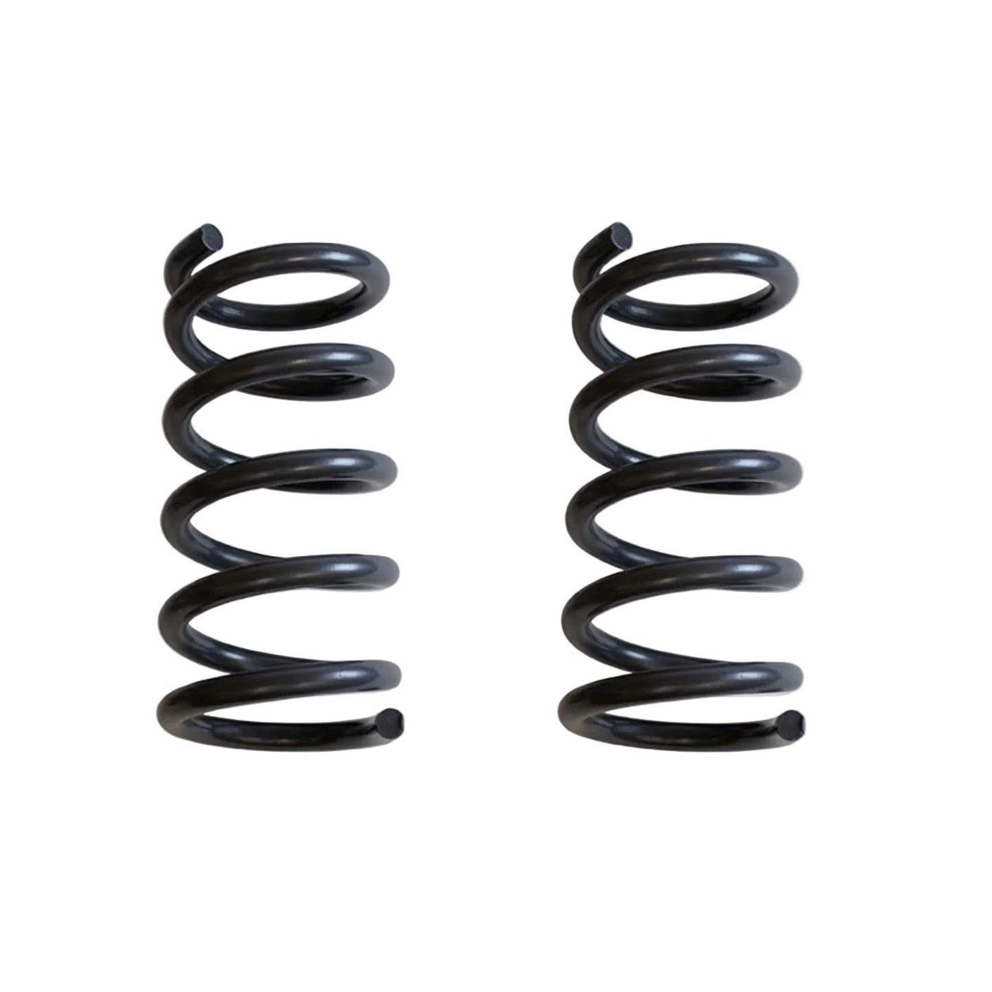 Hot wound steel lowering springs