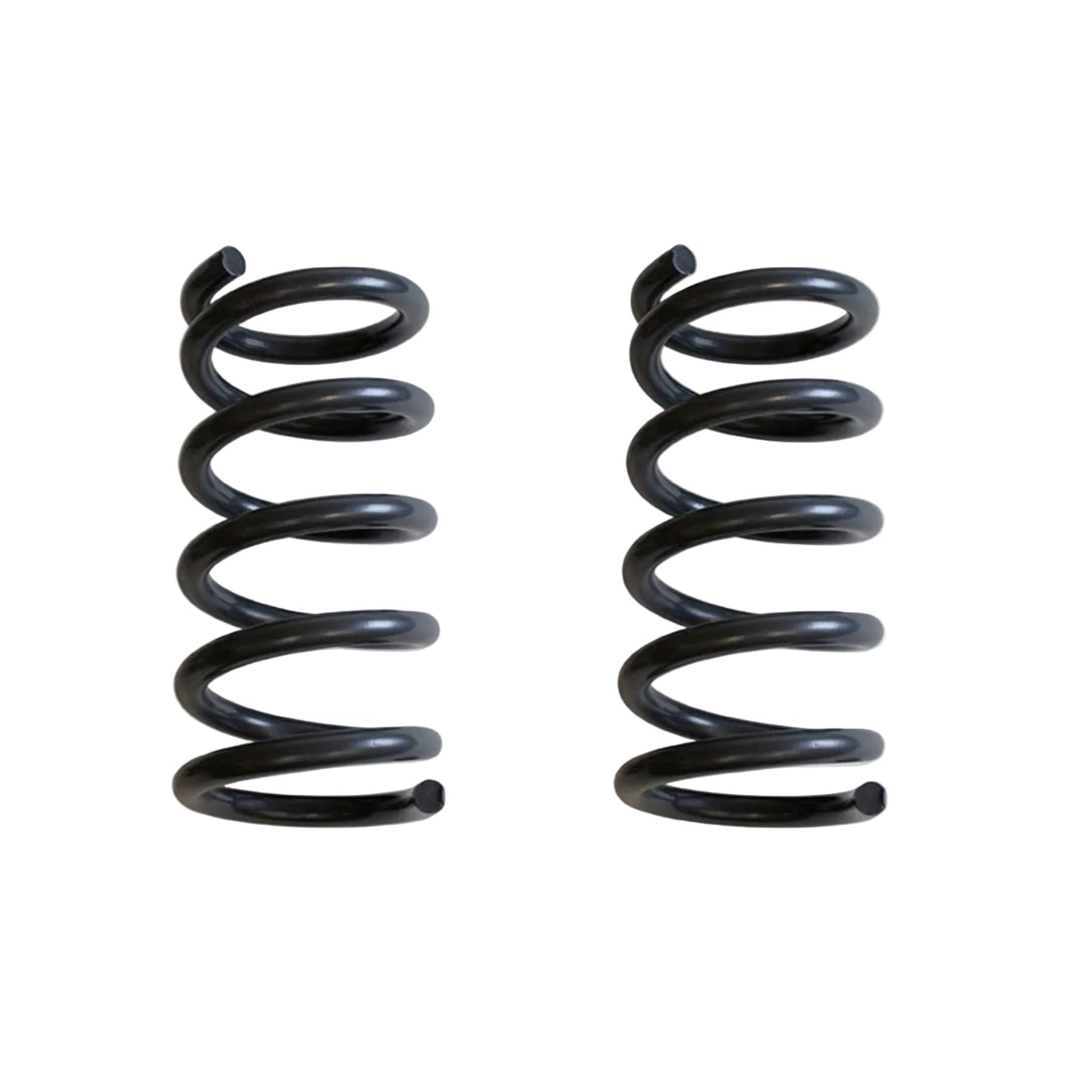 Hot wound steel lowering springs
