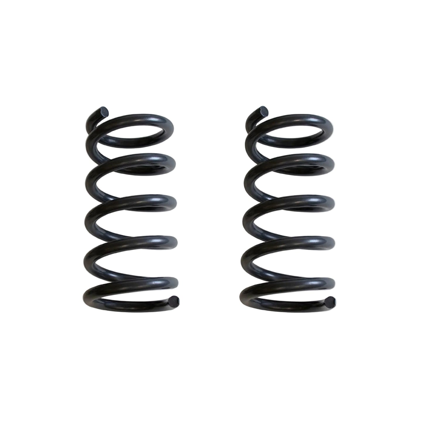 Hot wound steel lowering springs