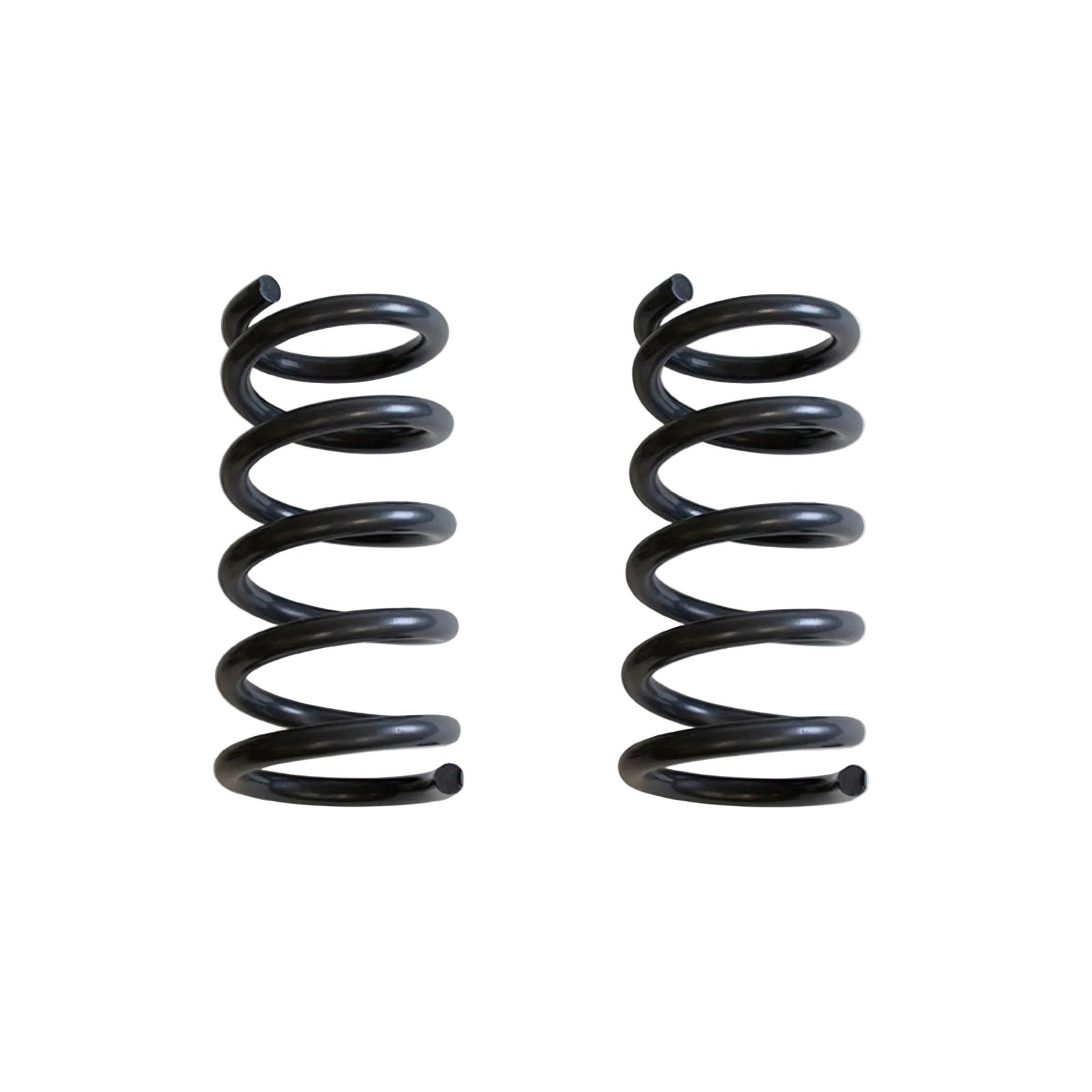 Hot wound steel lowering springs
