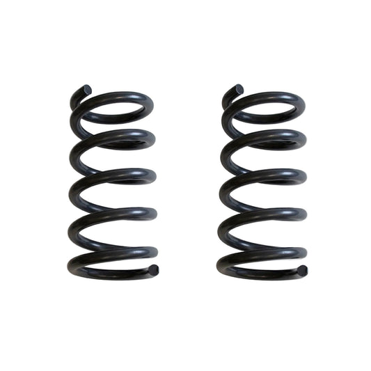 Hot wound steel lowering springs