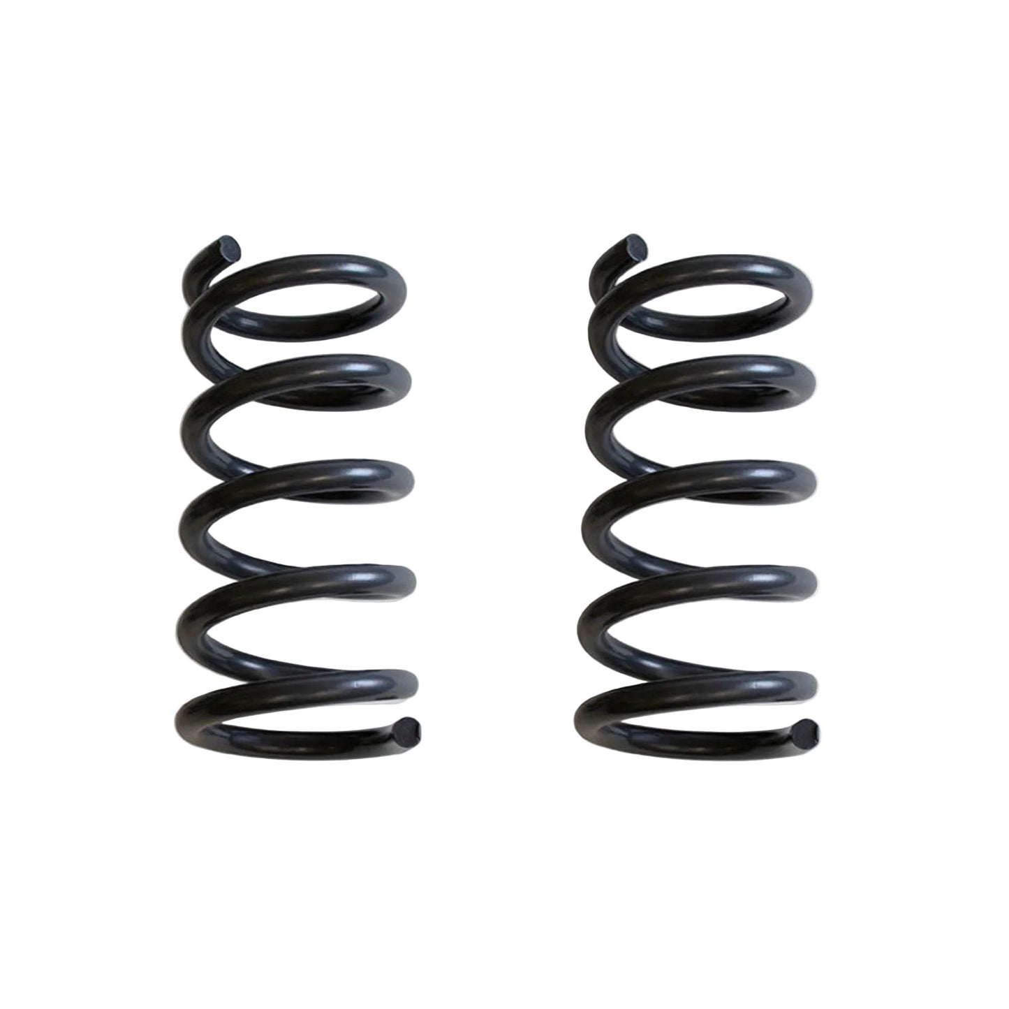 Hot wound steel lowering springs