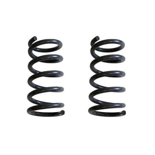 Hot wound steel lowering springs
