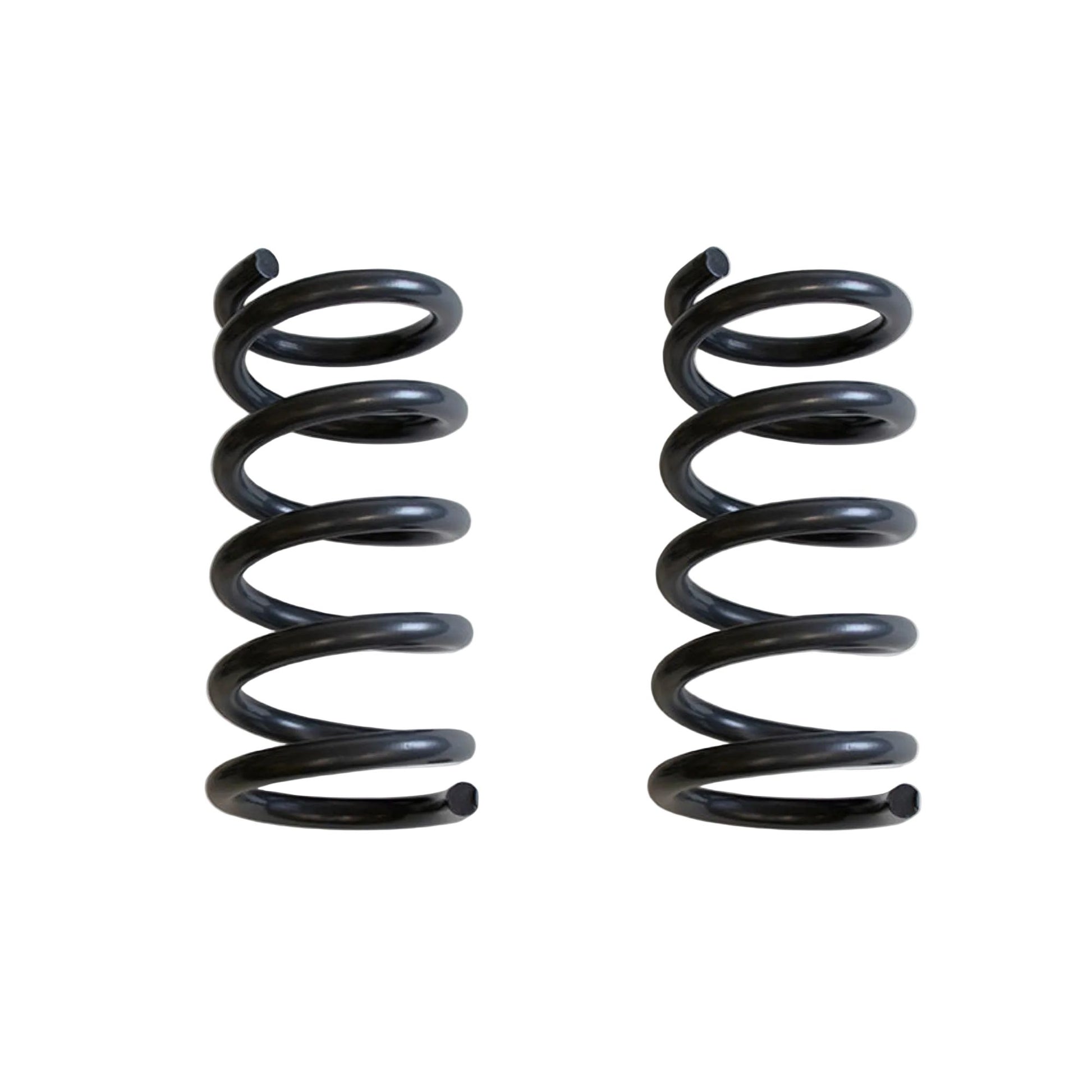 Hot wound steel lowering springs