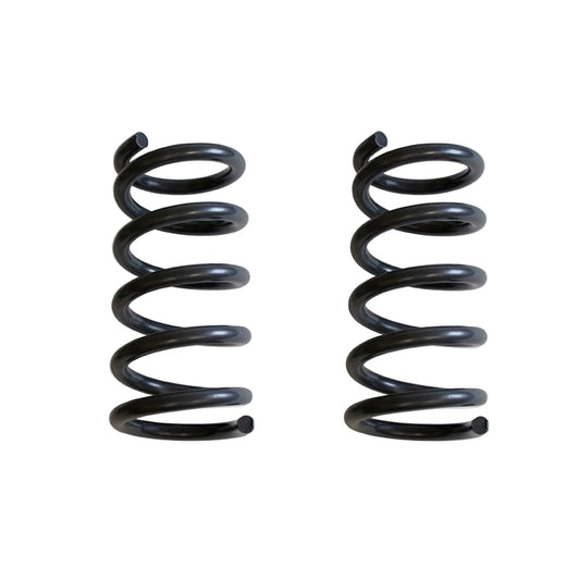Hot wound steel lowering springs