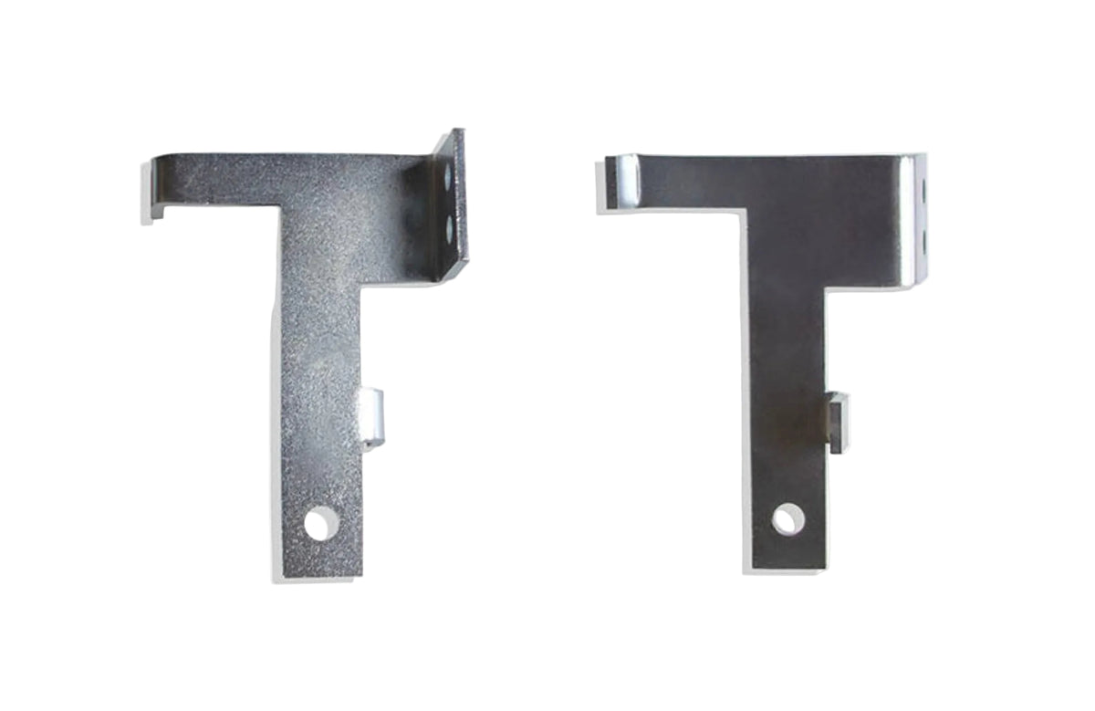 2021-2026 Tahoe Suburban Yukon 2WD front sensor brackets | MaxTrac 7019MR brackets for 701935 lift spindles | GM SUV MagneRide lift spindle sensor mounts | MaxTrac clear zinc steel front suspension brackets