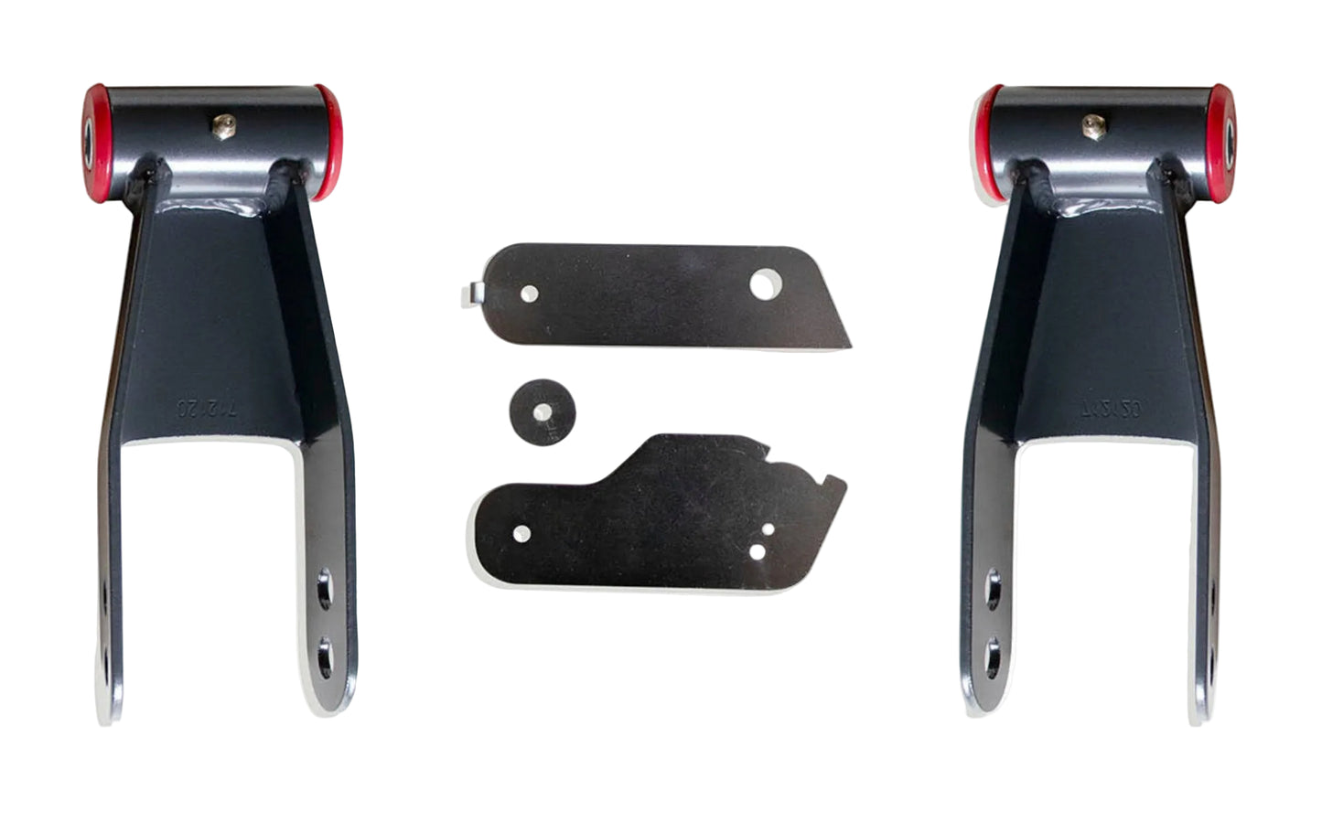 2019-2026 GM 1500 Adaptive Ride sensor brackets | MaxTrac rear lowering shackles with suspension sensor relocation | Silverado Sierra Adaptive Ride 2WD 4WD rear drop kit | Silverdo Seirra lowring shakel sensore brackets