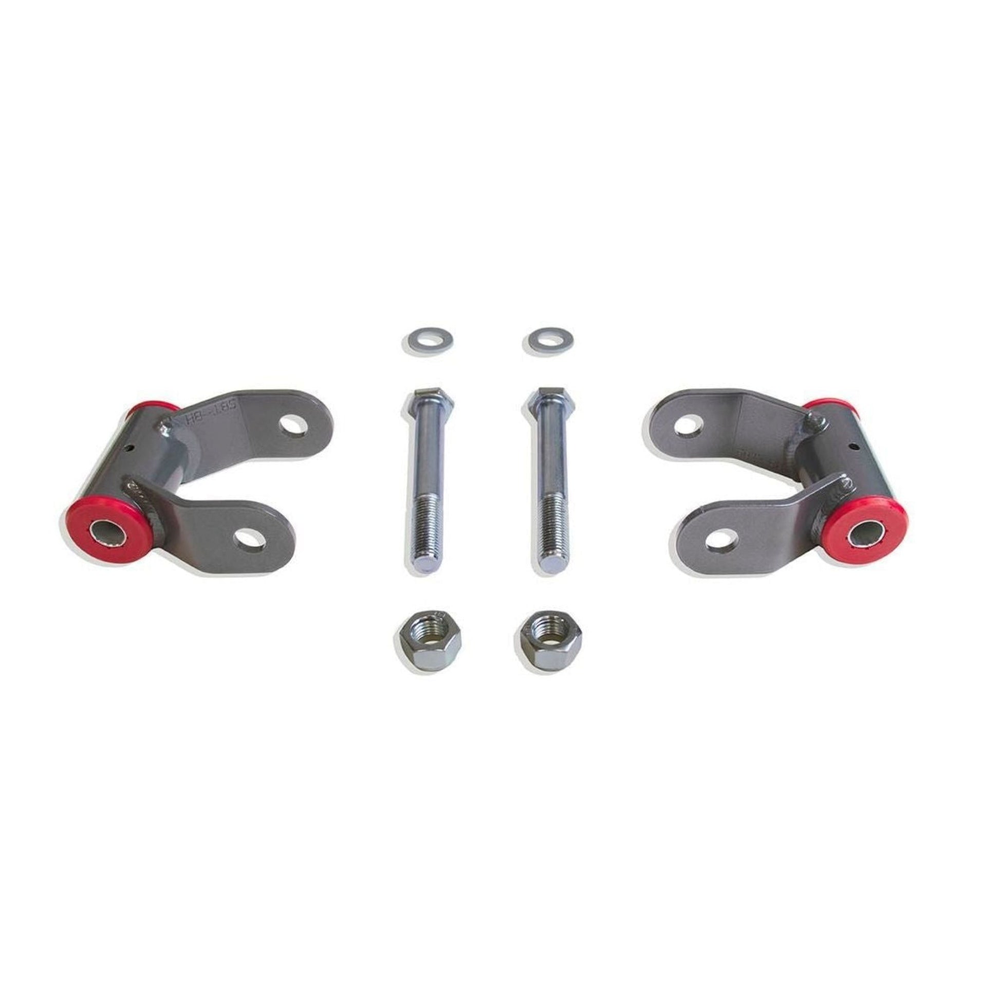 2015-2026 F-150 1 inch rear lift shackles | Ford truck suspension lift with bolt on install | MaxTrac rear lift shackles quarter inch steel | F150 rear lift shackles for leveling stance
