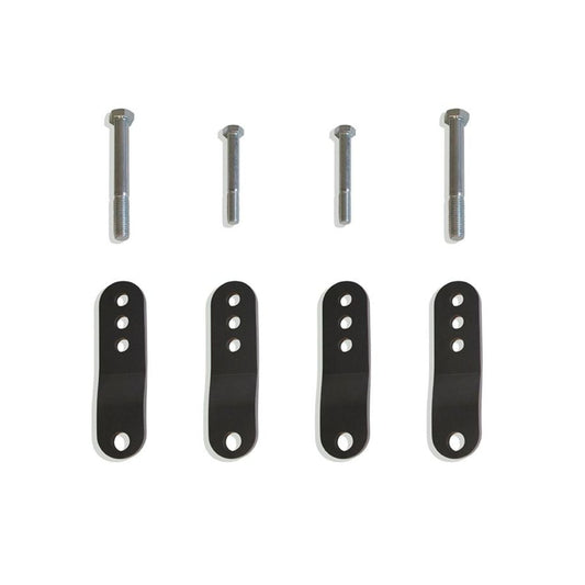 Tacoma 2 inch rear lift shackles 1996-2004 | Toyota Tacoma suspension lift shackles 6 lug | MaxTrac rear lift shackles for off road Tacoma