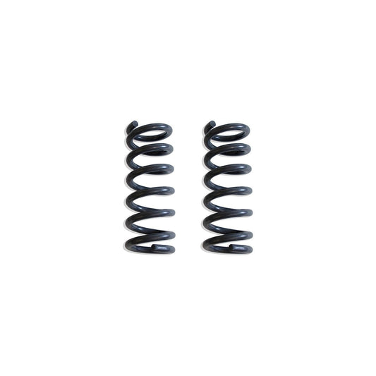 MaxTrac 750920-8 2-inch front lift coil springs for 1999-2006 Chevy Silverado and GMC Sierra 1500 V8 2WD, grey powder-coated finish.