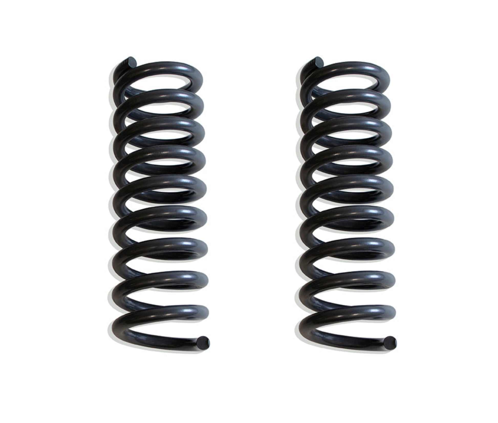 Ram 3500 diesel front lift coil springs | MaxTrac hot wound steel lift coils for Ram 4WD | 2014-2026 Ram diesel suspension lift springs | Grey powder coated Ram lift coil springs
