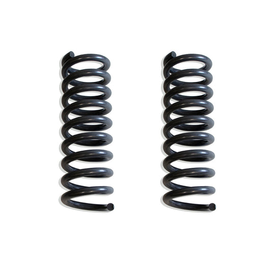Ram 3500 diesel front lift coil springs | MaxTrac hot wound steel lift coils for Ram 4WD | 2014-2026 Ram diesel suspension lift springs | Grey powder coated Ram lift coil springs